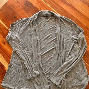 Cable & Gauge Heather Gray Knit Cardigan